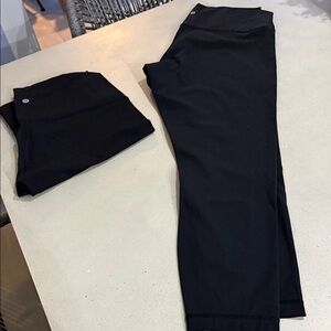 Lululemon Athletica Black Leggings two pair $25